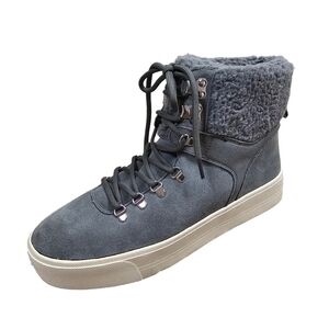 Marc Fisher Gray Suede Sneaker Booties